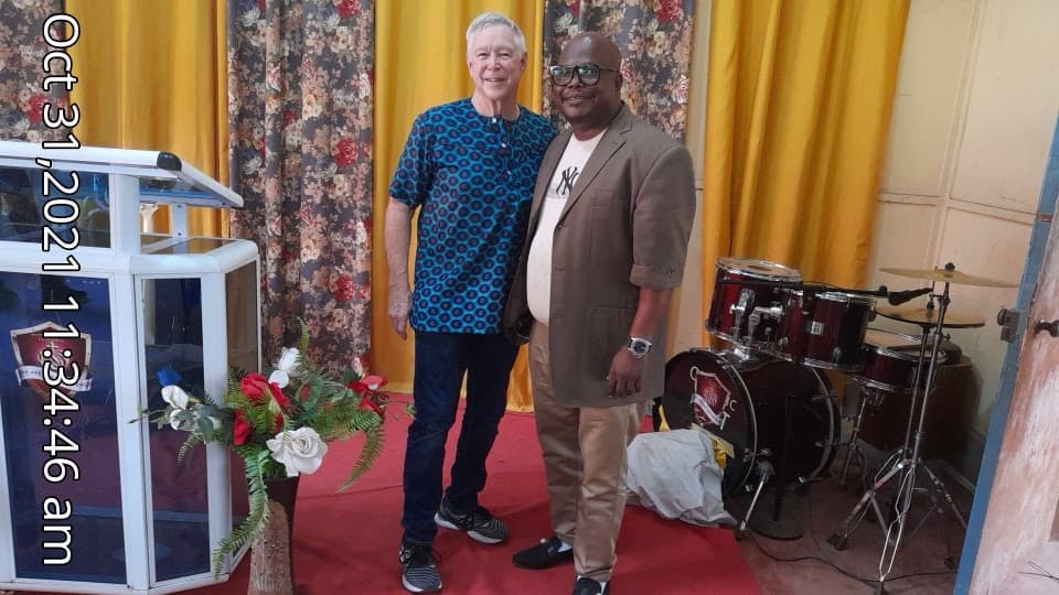 Church service at Weija